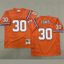 DAVIS #30 Men's Denver Broncos Retro NFL Jersey 野马