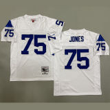 JONES #75 Men's Los Angeles Rams Retro NFL Jersey 公羊