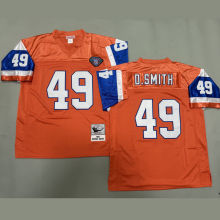 D. SMITH #49 Men's Denver Broncos Retro NFL Jersey 野马