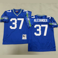 ALEXANDER #37 Seattle Seahawks Retro NFL Jersey 海鹰