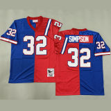 SIMPSON #32 Men's Buffalo Bills Retro NFL Jersey 布法罗比尔