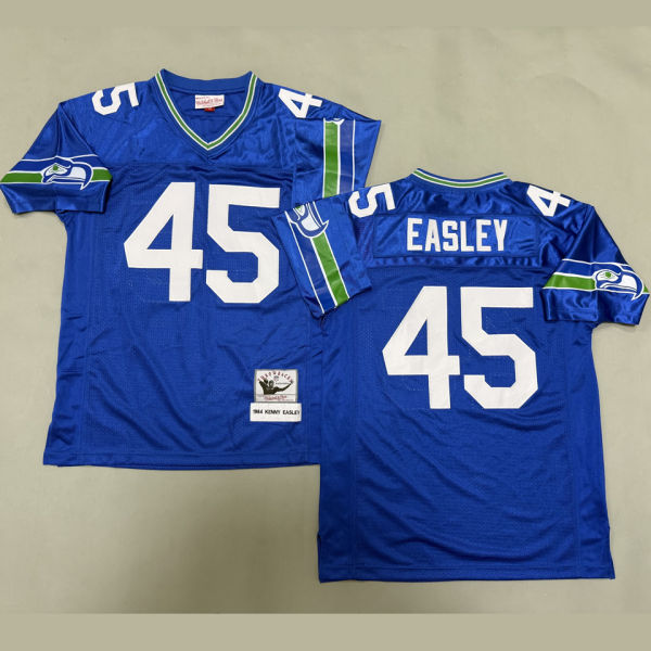 EASLEY #45 Seattle Seahawks Retro NFL Jersey 海鹰
