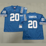 SANDERS #20 Men's Detroit Lions Retro NFL Jersey 雄狮