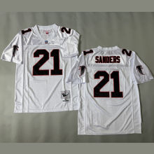 SANDERS #21 Men's Atlanta Falcons Retro NFL Jersey 猎鹰