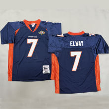 ELWAY #7 Men's Denver Broncos Retro NFL Jersey 野马