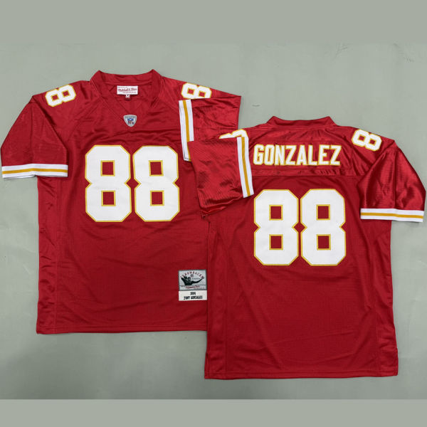 GONZALEZ #88 Men's Kansas City Chiefs Retro NFL Jersey 酋长