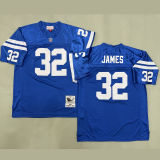JAMES #32 Men's Indianapolis Colts Retro NFL Jersey 小马