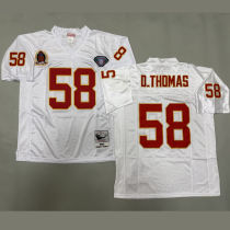 D. THOMAS #58 Men's Kansas City Chiefs Retro NFL Jersey 酋长