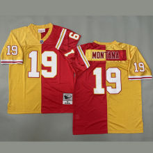 MONTANA #19 Men's Kansas City Chiefs Retro NFL Jersey 酋长