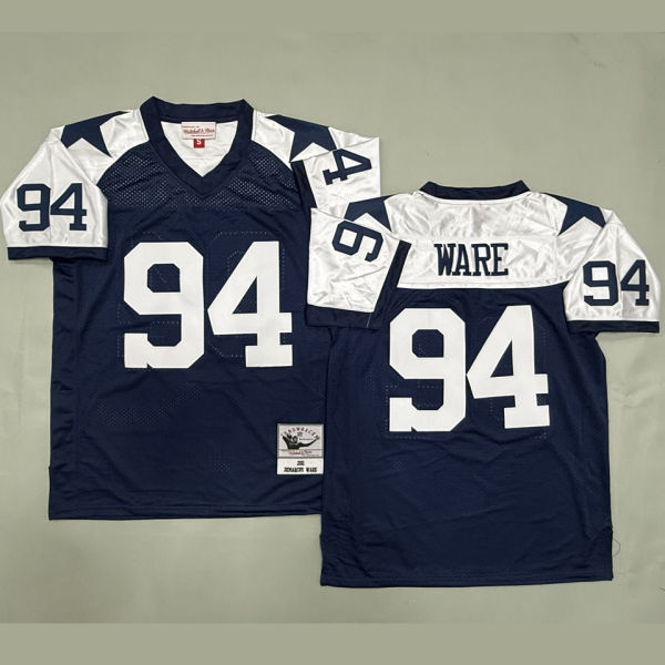 WARE #94 Men's Dallas Cowboys Retro NFL Jersey 牛仔