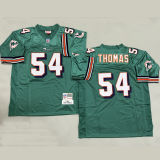 THOMAS #54 Men's Miami Dolphins Retro NFL Jersey 海豚