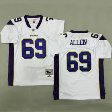 ALLEN #69 Men's Minnesota Vikings Retro NFL Jersey 维京人