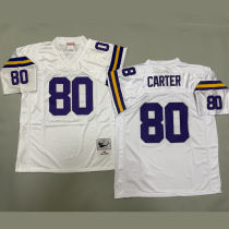 CARTER #80 Men's Minnesota Vikings Retro NFL Jersey 维京人