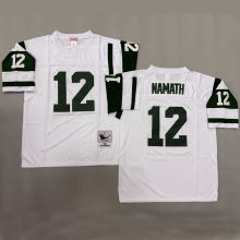 NAMATH #12 Men's New York Jets Retro NFL Jersey喷气机