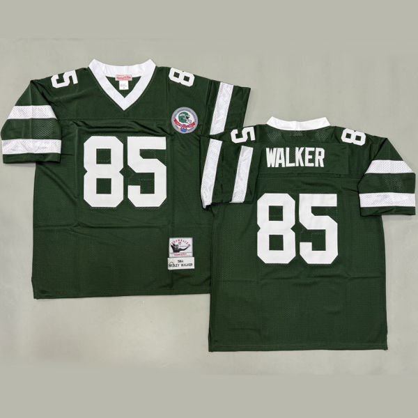 WALKER #85 Men's New York Jets Retro NFL Jersey 喷气机