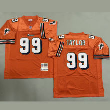TAYLOR #99 Men's Miami Dolphins Retro NFL Jersey 海豚