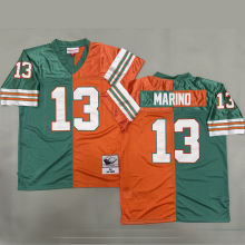 MARINO #13 Men's Miami Dolphins Retro NFL Jersey 海豚