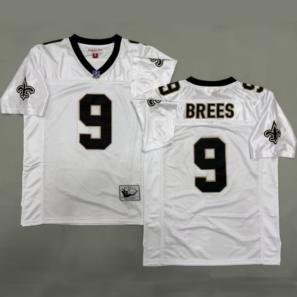 BREES #9 Men's New Orleans Saints Retro NFL Jersey 圣徒