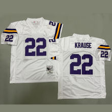KRAUSE #22 Men's Minnesota Vikings Retro NFL Jersey 维京人