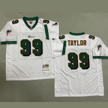 TAYLOR #99 Men's Miami Dolphins Retro NFL Jersey 海豚