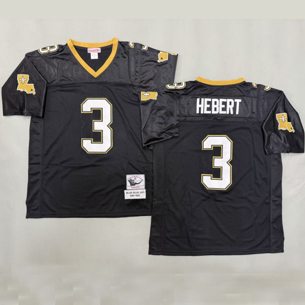 HEBERT #3 Men's New Orleans Saints Retro NFL Jersey 圣徒
