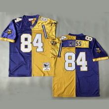MOSS #84 Men's Minnesota Vikings Retro NFL Jersey 维京人