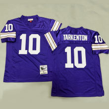 TARKENTON #10 Men's Minnesota Vikings Retro NFL Jersey 维京人