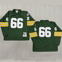 NITSCHKE #66 Men's Green Bay Packers Retro NFL Jersey 包装工