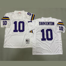 TARKENTON #10 Men's Minnesota Vikings Retro NFL Jersey 维京人
