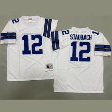 STAUBACH #12 Men's Dallas Cowboys Retro NFL Jersey 牛仔