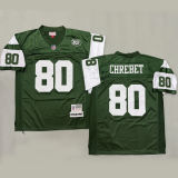 CHREBET #80 Men's New York Jets Retro NFL Jersey 喷气机