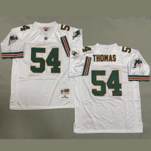 THOMAS #54 Men's Miami Dolphins Retro NFL Jersey 海豚