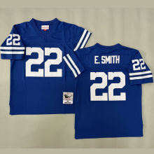 E. SMITH #22 Men's Dallas Cowboys Retro NFL Jersey 牛仔