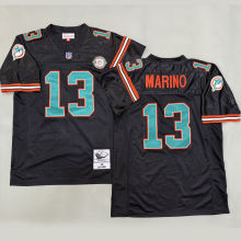 MARINO #13 Men's Miami Dolphins Retro NFL Jersey 海豚