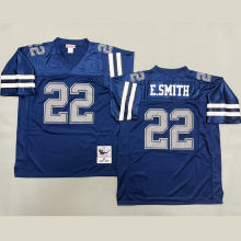 E. SMITH #22 Men's Dallas Cowboys Retro NFL Jersey 牛仔