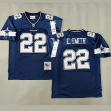 E. SMITH #22 Men's Dallas Cowboys Retro NFL Jersey 牛仔