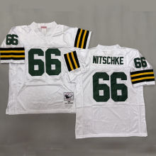 NITSCHKE #66 Men's Green Bay Packers Retro NFL Jersey 包装工