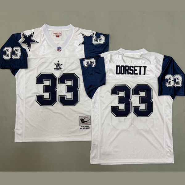 DORSETT #33 Men's Dallas Cowboys Retro NFL Jersey 牛仔