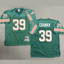 CSONKA #39 Men's Miami Dolphins Retro NFL Jersey 海豚