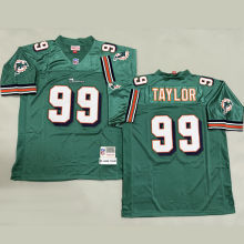 TAYLOR #99 Men's Miami Dolphins Retro NFL Jersey 海豚