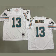 MARINO #13 Men's Miami Dolphins Retro NFL Jersey 海豚