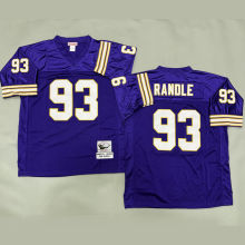 RANDLE #93 Men's Minnesota Vikings Retro NFL Jersey 维京人