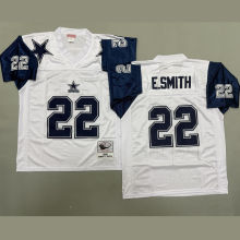 E. SMITH #22 Men's Dallas Cowboys Retro NFL Jersey 牛仔