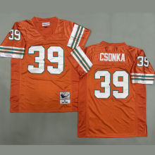 CSONKA #39 Men's Miami Dolphins Retro NFL Jersey 海豚