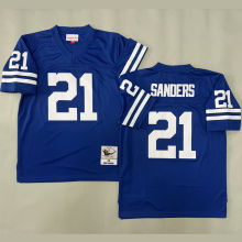 SANDERS #21 Men's Dallas Cowboys Retro NFL Jersey 牛仔