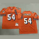 THOMAS #54 Men's Miami Dolphins Retro NFL Jersey 海豚