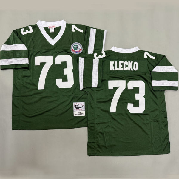 KLECKO #73 Men's New York Jets Retro NFL Jersey 喷气机