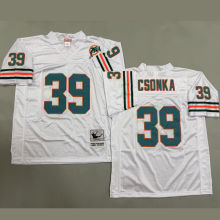 CSONKA #39 Men's Miami Dolphins Retro NFL Jersey 海豚