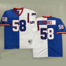 BANKS #58 Men's New York Giants Retro NFL Jersey 巨人