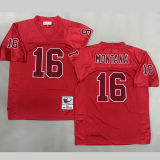 MONTANA #16 Men's San Francisco 49ers Retro NFL Jersey 49人